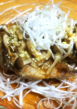 簡単♫ぶりのカリふわっ^^ねぎ香味だれ-レシピのメイン写真