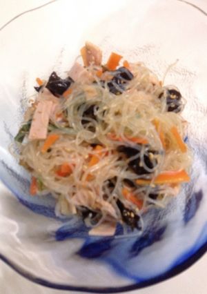 味付はドレッシングと胡麻油だけ☆中華春雨-レシピのメイン写真