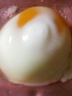 レンジで簡単!ポーチドエッグ-レシピのメイン写真