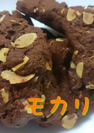 HM◇チョコアーモンドドロップクッキー-レシピのメイン写真