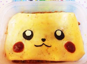 ポケモン☆ピカチュウのオムライス弁当-レシピのメイン写真