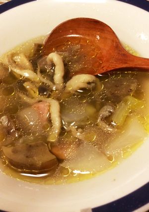 ダイエットに♡かぶときのこのスープ-レシピのメイン写真