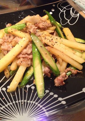 じゃがいもとアスパラのバター炒め♪-レシピのメイン写真