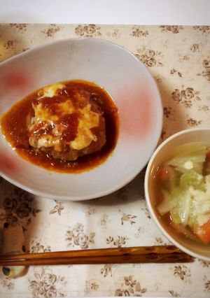 ヨシダソースで煮込みハンバーグソース-レシピのメイン写真
