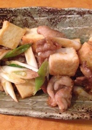 簡単☆豚小間と厚揚げの味噌炒め-レシピのメイン写真