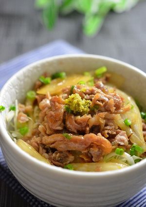 給料日前お助け簡単料理！しょうが焼き丼-レシピのメイン写真