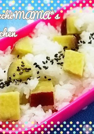 ＊ひとり分でも！簡単さつまいもごはん＊-レシピのメイン写真