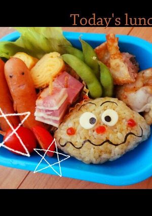 キャラ弁♡カレーパンマン-レシピのメイン写真