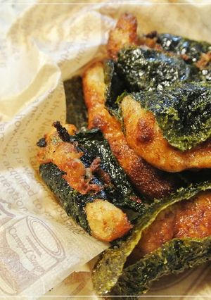 ふわとろ～絶品★納豆と豆腐の磯部揚げ★-レシピのメイン写真