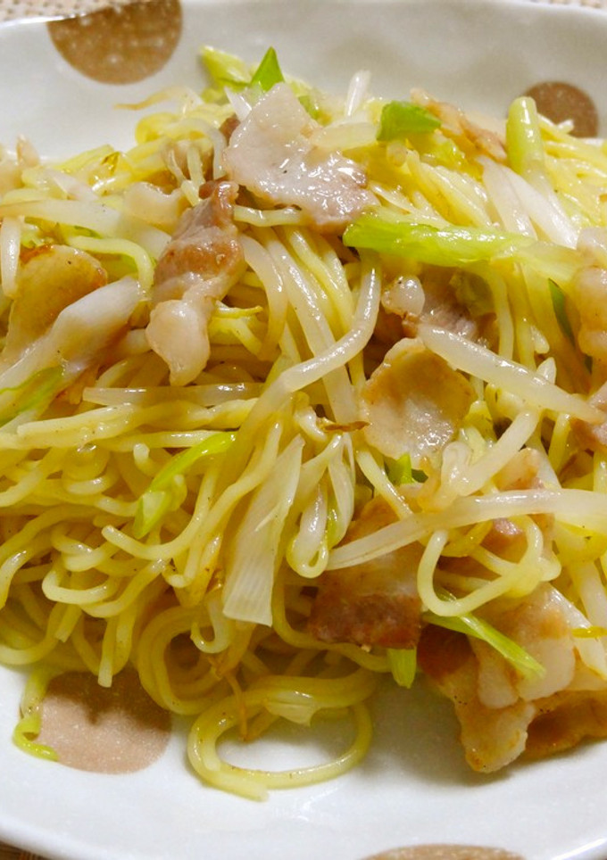 簡単☆ネギ塩焼きそば-レシピのメイン写真