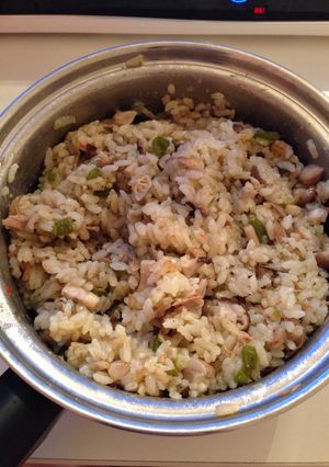 缶詰使用☆グリーンカレーの炊き込みご飯-レシピのメイン写真
