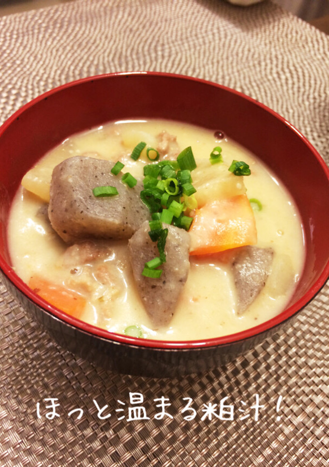 柚子胡椒香る♪豚肉とお野菜の絶品粕汁♪-レシピのメイン写真