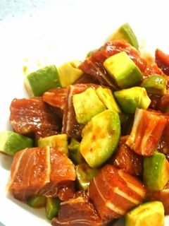 マグロアボカドユッケ-レシピのメイン写真