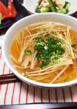 【話題入り】えのきのオイスタースープ-レシピのメイン写真