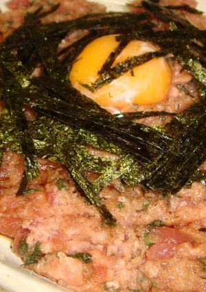 大葉にんにく醤油でねぎとろタルタル-レシピのメイン写真