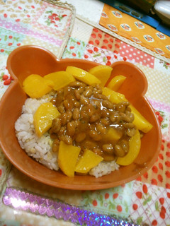 味噌納豆たくあんご飯-レシピのメイン写真
