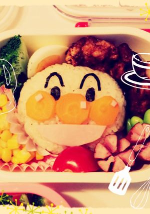 簡単キャラ弁♡アンパンマン-レシピのメイン写真