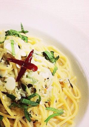 しらすと大葉の和風ペペロンチーノ-レシピのメイン写真