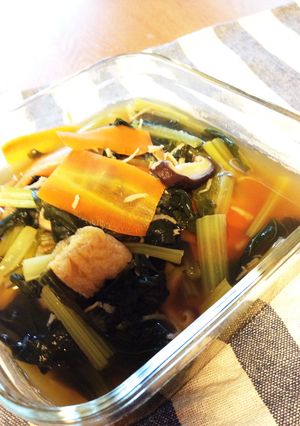 小松菜の煮物 幼児食にも♡-レシピのメイン写真