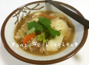 *とぅるんと軽い米粉のすいとん*-レシピのメイン写真