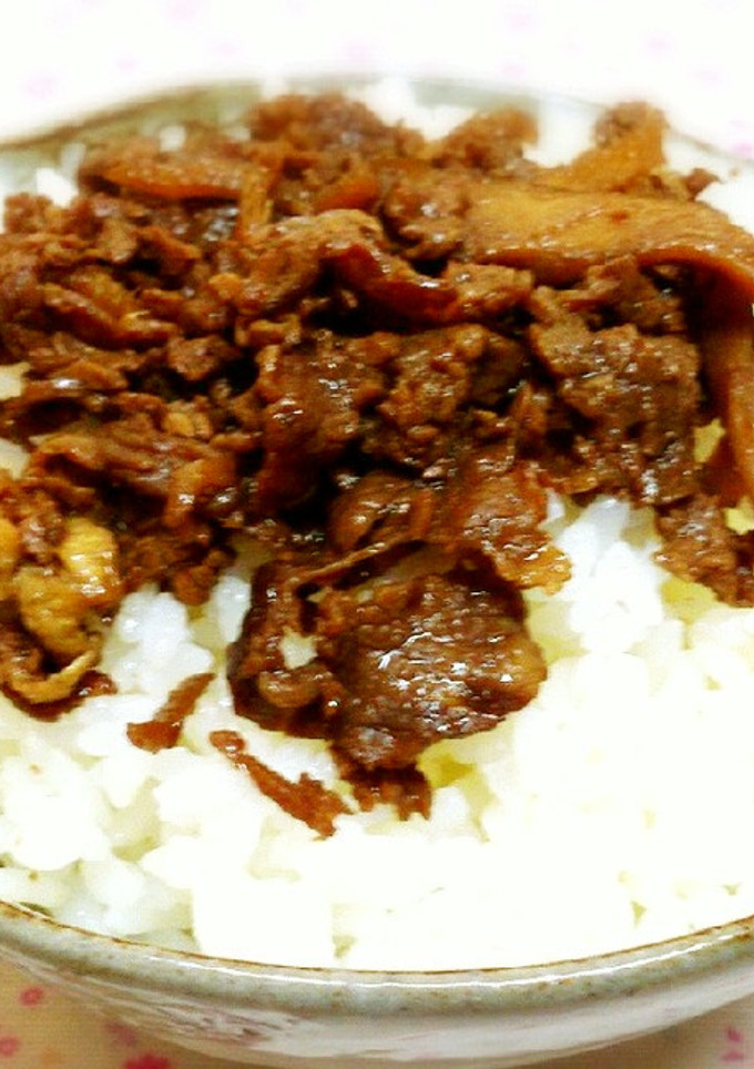 ご飯のお供に ♡ 牛肉と舞茸のしぐれ煮-レシピのメイン写真