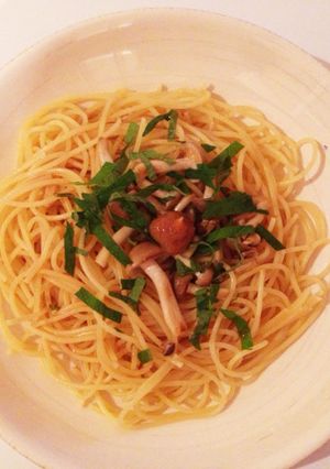 青じそで簡単和風パスタ-レシピのメイン写真