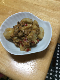 里芋の肉味噌あんかけ-レシピのメイン写真