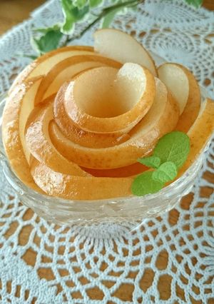 フライパンで簡単☆シナモン香る焼き梨★-レシピのメイン写真