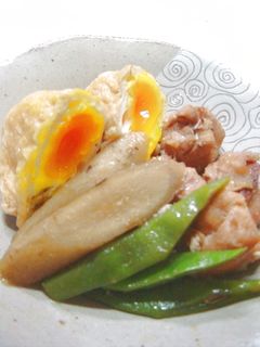 鶏肉と巾着卵の煮物-レシピのメイン写真