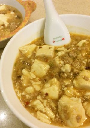 親子の麻婆豆腐(甘口&山椒風味)-レシピのメイン写真