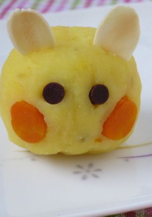 芋きんとん（ピカチュウバージョン）-レシピのメイン写真