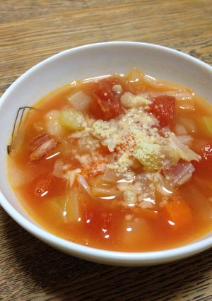 優しい味☆我が家の定番ミネストローネ-レシピのメイン写真