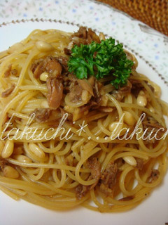 お店の味 ツナと松の実のパスタ-レシピのメイン写真