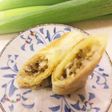 香りが身上♪ 黒七味&葱味噌の春巻き