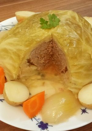巻かない キャベツ丸ごと ロールキャベツ-レシピのメイン写真