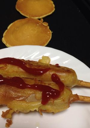 コストコのパンケーキミックスdeアメド-レシピのメイン写真