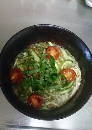 つるつるおいしい♪えのき納豆-レシピのメイン写真