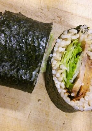 玄米ご飯のおにぎらず-レシピのメイン写真