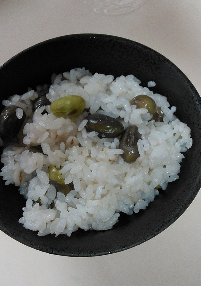 丹波篠山の黒枝豆ごはん-レシピのメイン写真