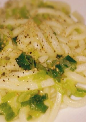 ごまねぎうどん-レシピのメイン写真
