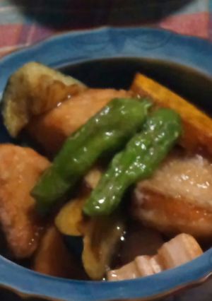鮭と秋野菜の素揚げ 生姜餡掛け-レシピのメイン写真