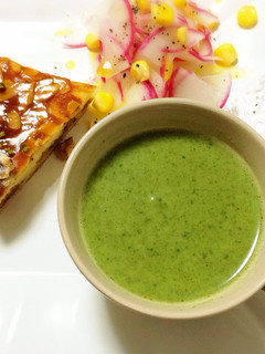 ブレンダーで!簡単☆ほうれんそうスープ-レシピのメイン写真