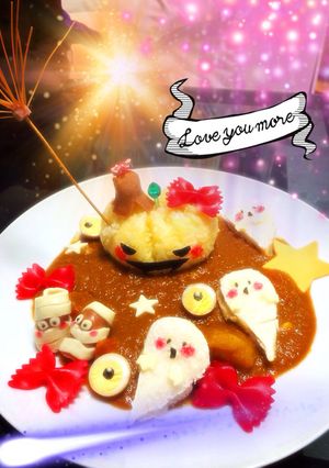 ハロウィンプレートカレー♪-レシピのメイン写真