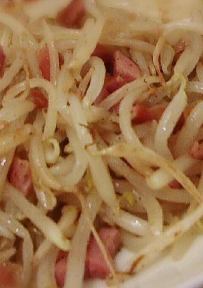 あらびきフランクともやしの簡単炒め-レシピのメイン写真