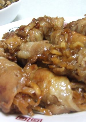 切り干し大根の肉巻き煮-レシピのメイン写真