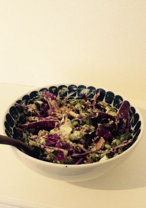 トレビスとアスパラのバジルチーズのサラダ-レシピのメイン写真