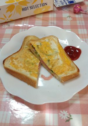 朝食に☆フライパンで作るホットサンド♪-レシピのメイン写真