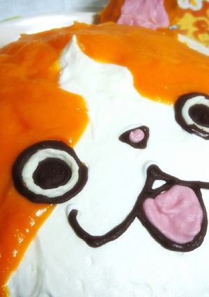 食紅不使用♪ジバニャン立体キャラケーキ☆-レシピのメイン写真