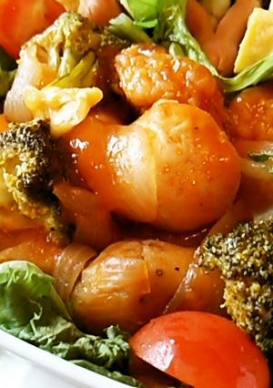 お弁当にピッタリ♡唐揚げと野菜の甘酢餡-レシピのメイン写真