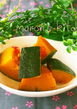 簡単副菜♡じっくり染みたかぼちゃの煮物-レシピのメイン写真